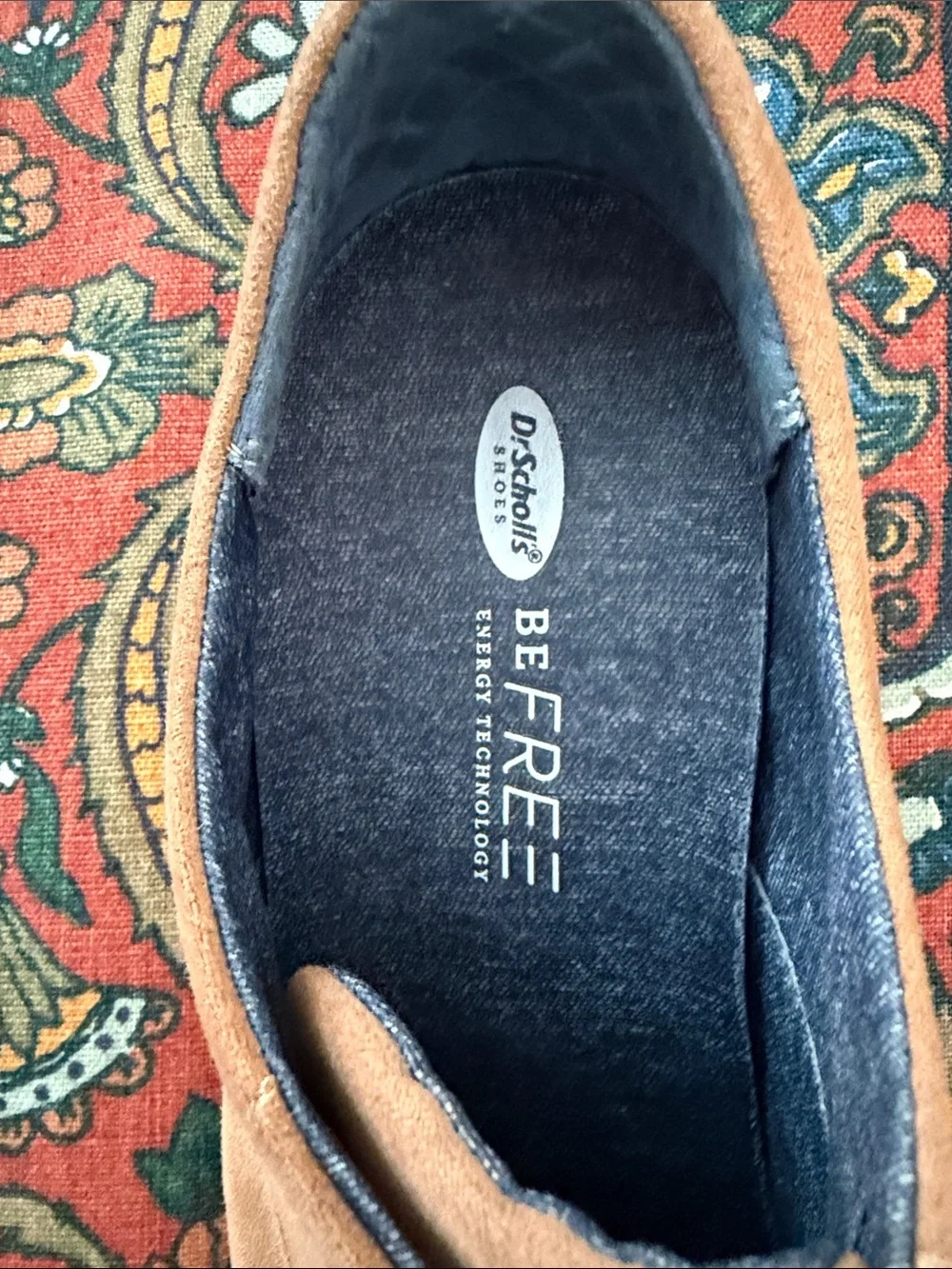 Dr. Scholl's Camel Suede Slip-On Loafers